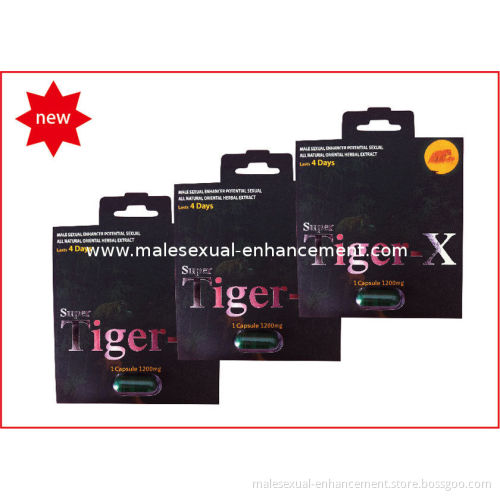 Tiger-x Penis Enlargement Pill (24 Pack) Offering 4 Days Of Sexual Satisfaction